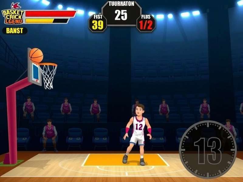 Basket Crick Legend Gameplay Screenshot